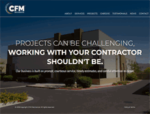 Tablet Screenshot of cfm-mechanical.com
